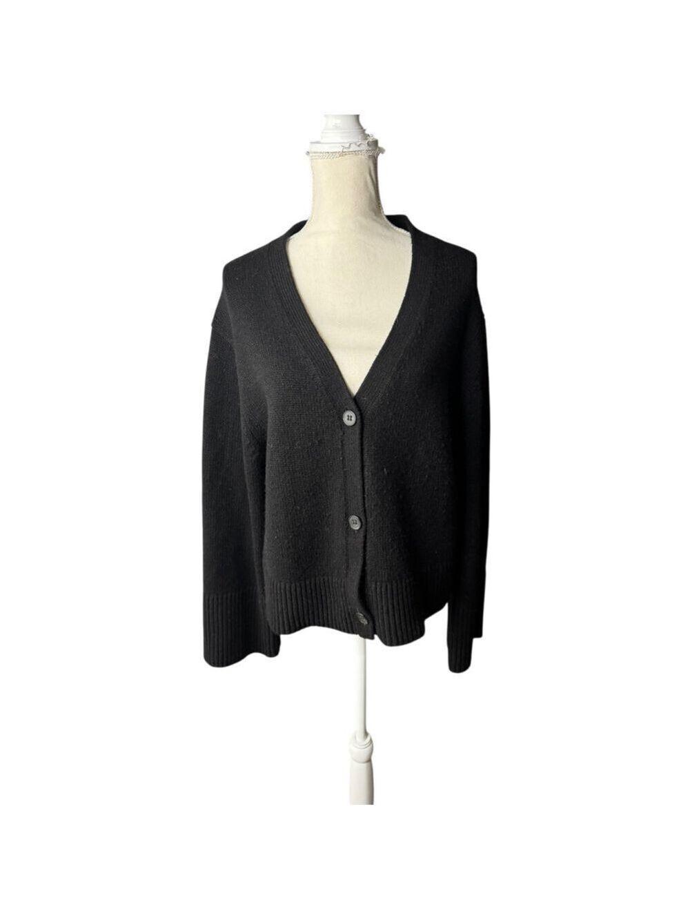Women's & Other Stories Black Cardigan M